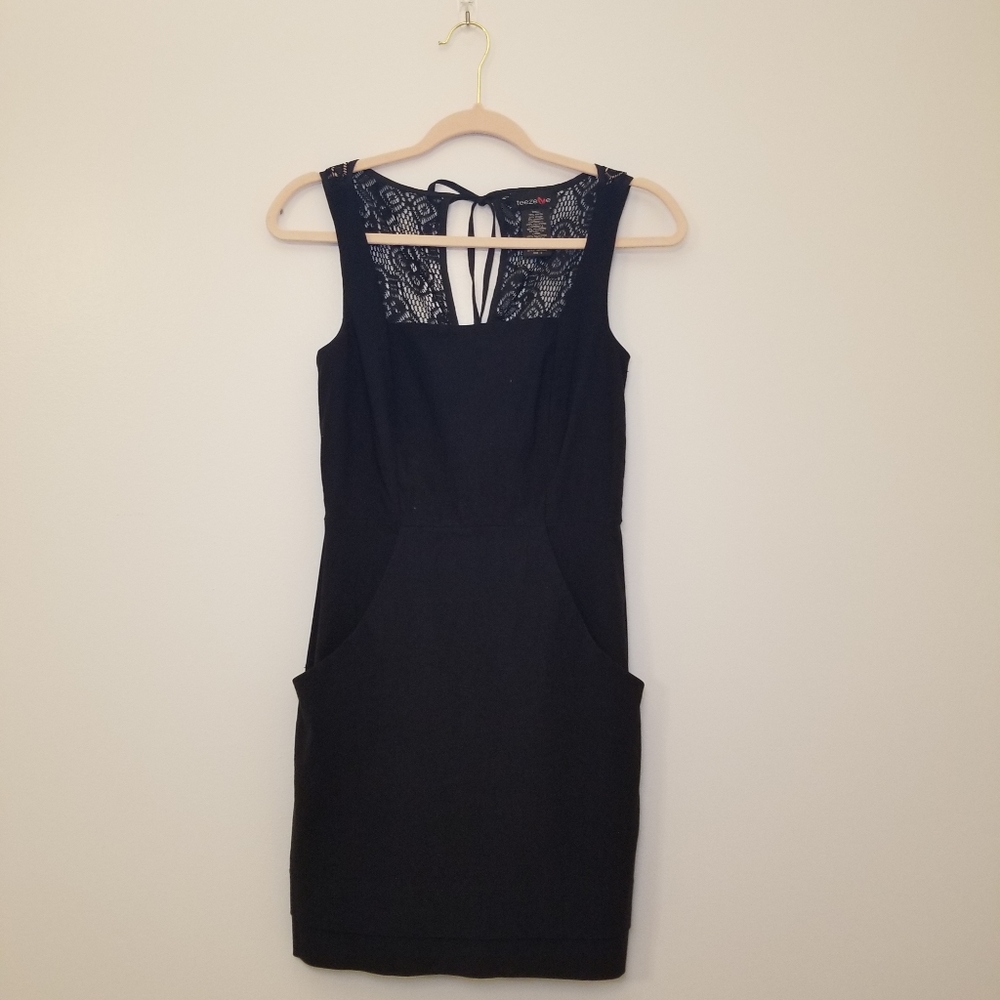 Little black bodycon dress